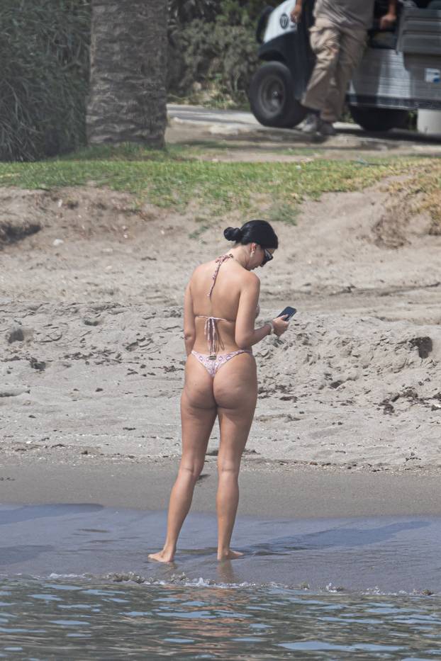 EXCLUSIVE: World Cup's Sexiest Fan Ivana Knoll Enjoys A Day At The Beach In Marbella