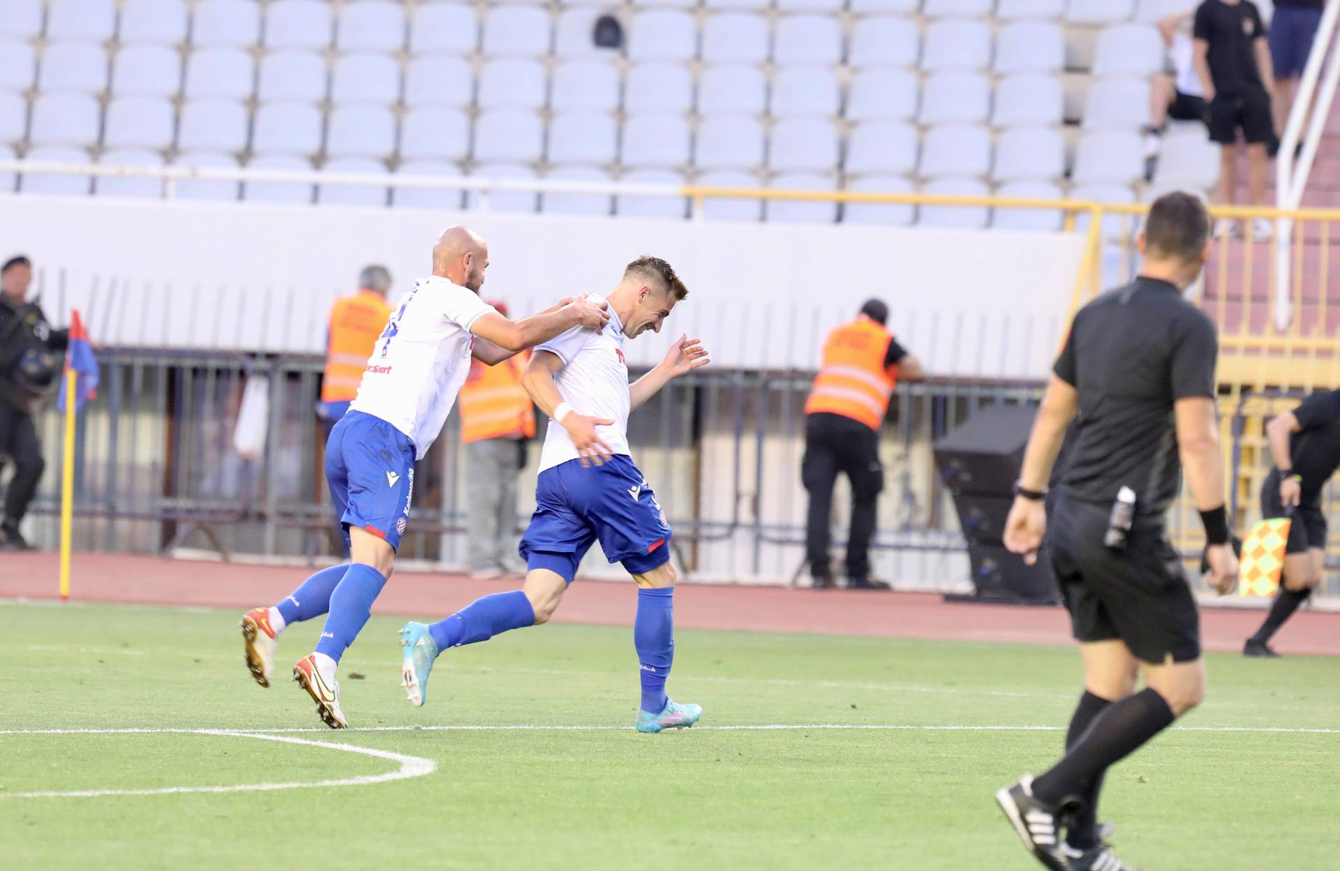 Split: Stadion Poljud, Hajduk je poveo 3:1 na domaćem terenu