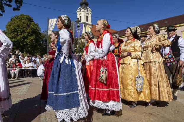 Vinkovci: Svečani mimohod sudionika 60. Vinkovačkih jeseni