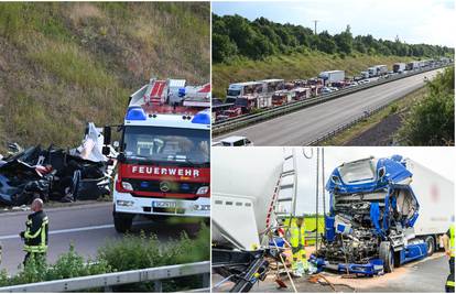 Horor na njemačkoj autocesti: Troje poginulih, 18 ozlijeđenih
