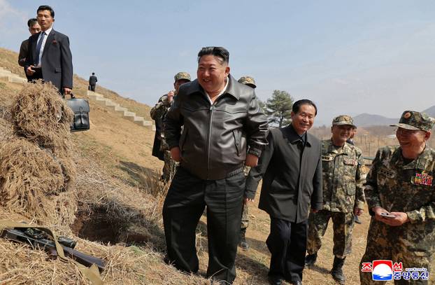 North Korea leader Kim Jong Un visits military training base