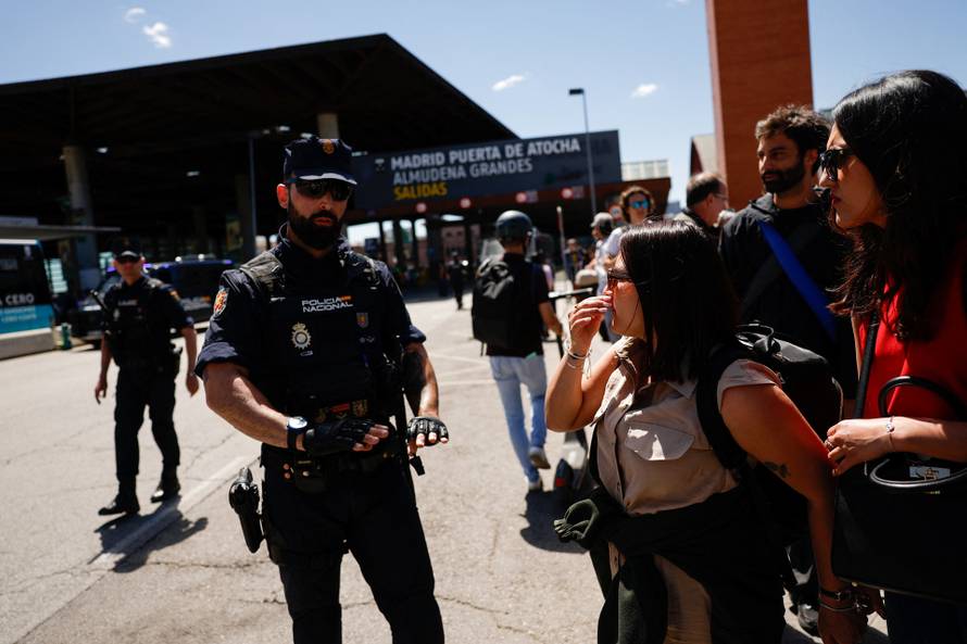 Power outage in Madrid