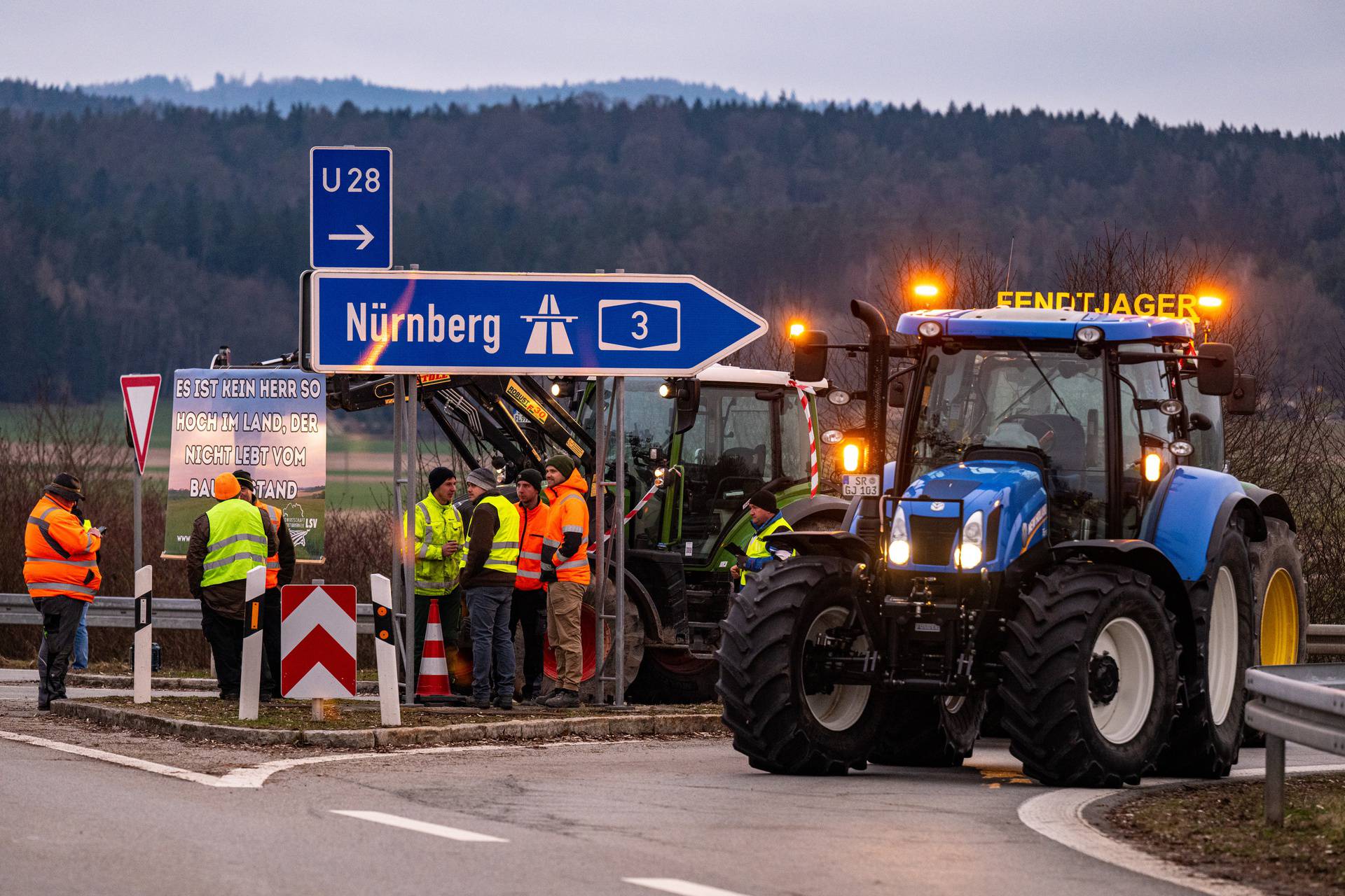 Farmer protests - Kirchroth