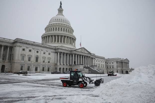 Winter storm in Washington