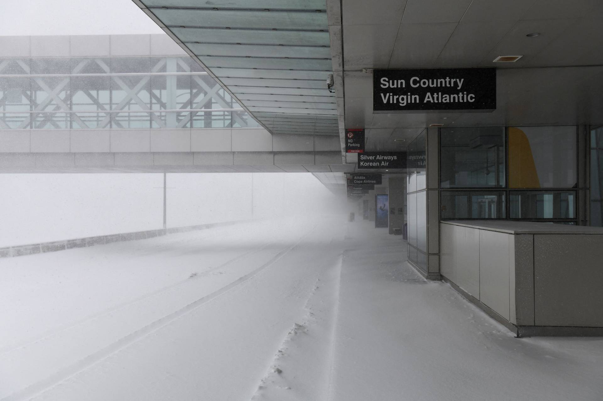 Nor'easter storm, in Boston