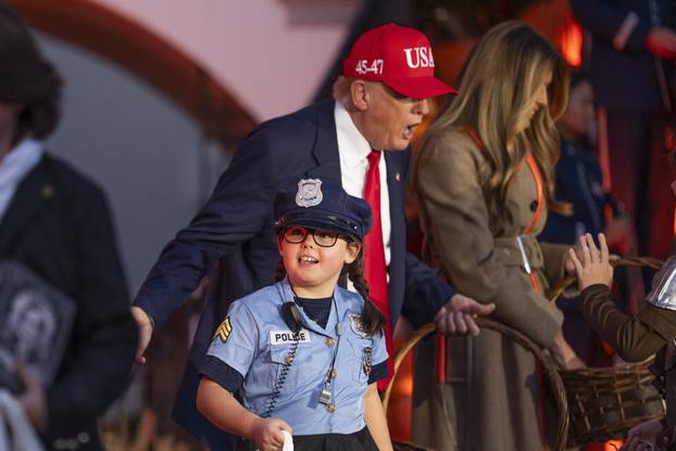 President Trump, First Lady Melania Trump Host White House Halloween Event