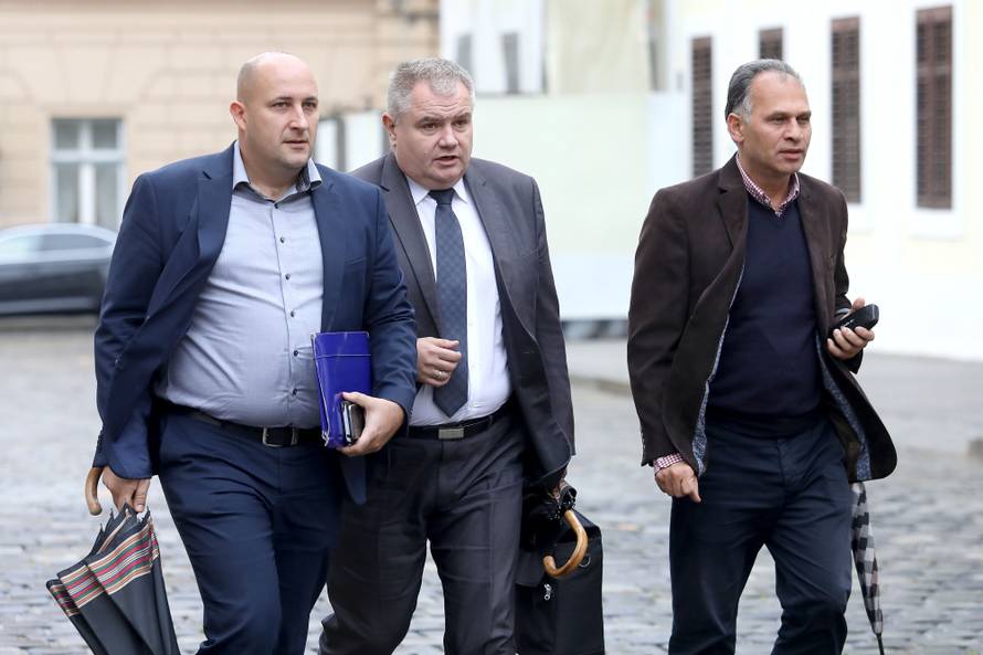 Zagreb: Čelnici vladajuće koalicije dolaze na sastanak u Banske dvore