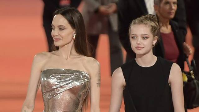 Angelina Jolie attends the red carpet of the movie "Eternals"