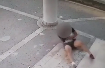Snimile ga kamere: Mladić šetao po nadstrešnici škole u Splitu pa propao kroz strop