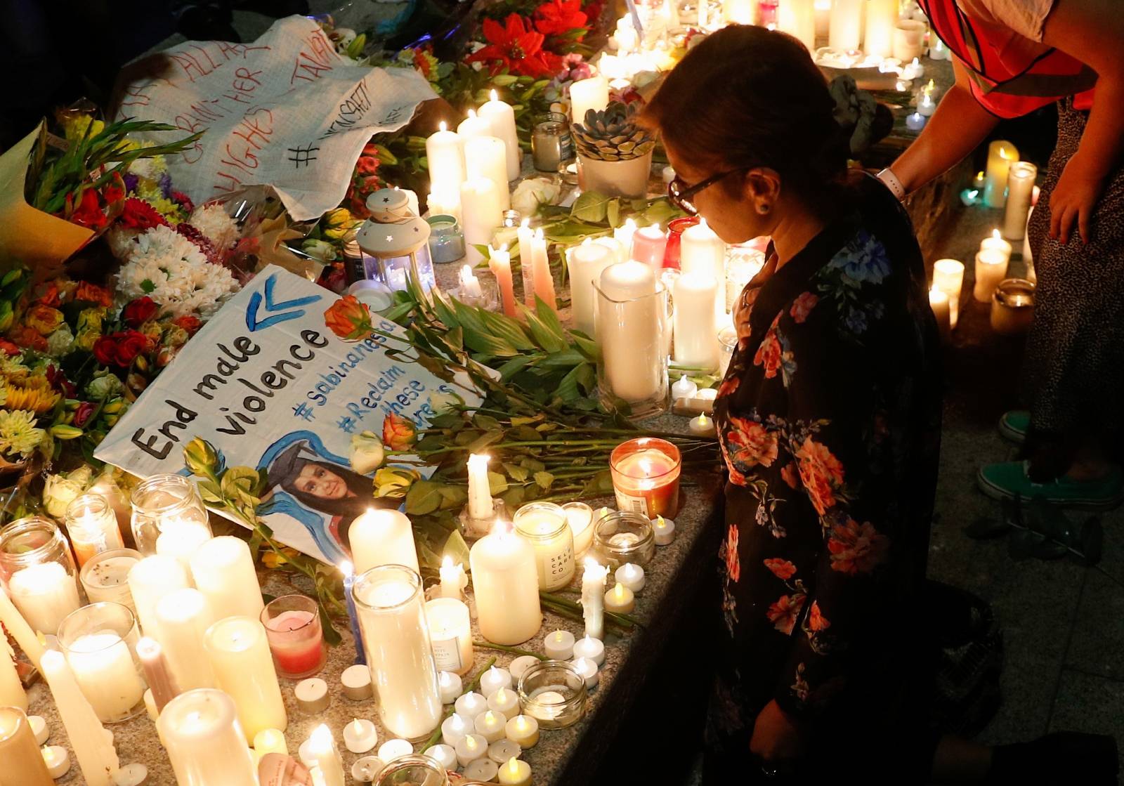 Vigil in memory of Sabina Nessa in London