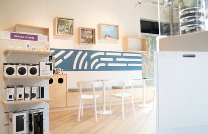 SWOODA dizajnirala trgovinu opremljenu materijalima od recikliranih tenisica