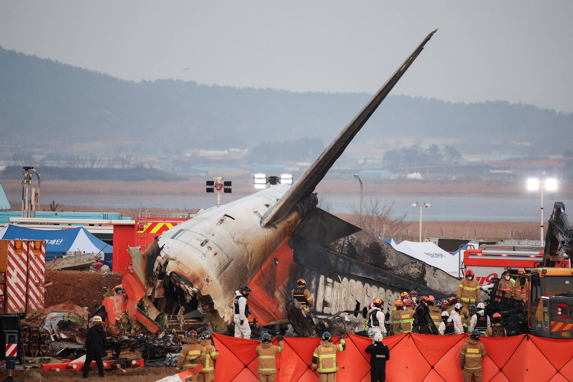 Aircraft crash in South Korea