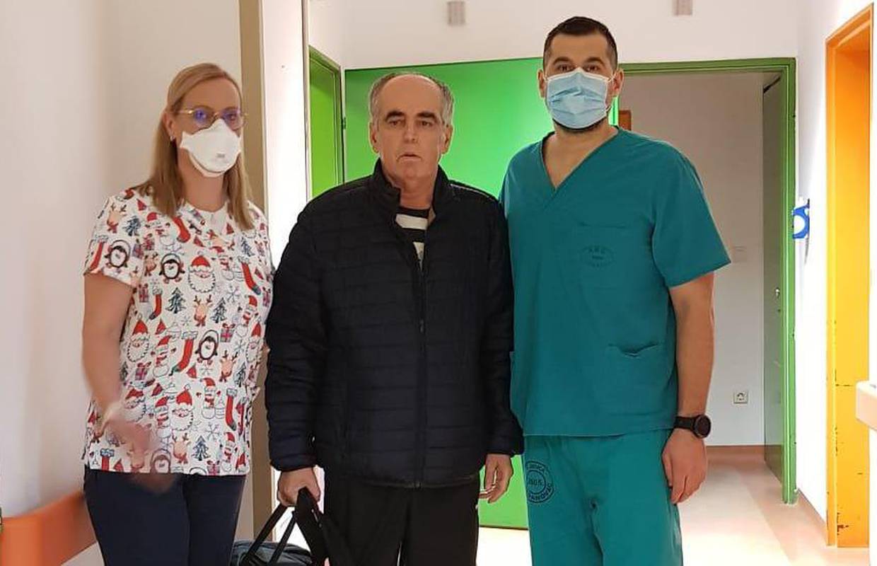 Franjo se na Badnjak vratio kući nakon četiri mjeseca bolnice: Preživio transplantaciju i covid