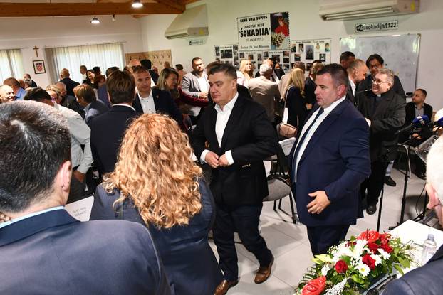 Predsjednik RH Zoran Milanović na obilježavanju Dana Općine Stari Mikanovci