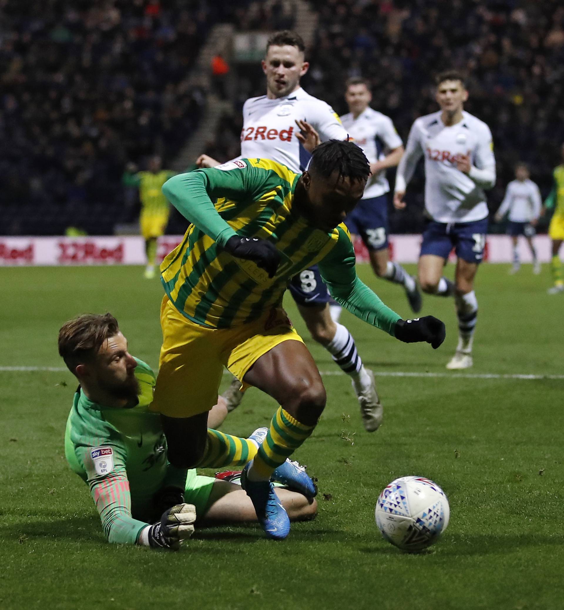 Preston North End v West Bromwich Albion - Sky Bet Championship - Deepdale