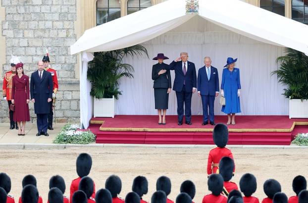 U.S. President Trump makes second state visit to Britain