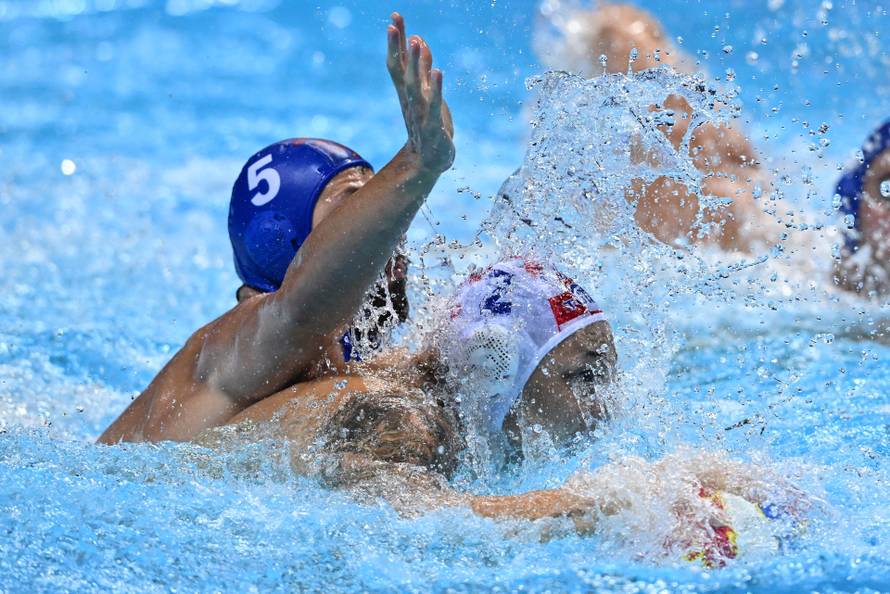 Europsko prvenstvo u vaterpolu za muškarce, četvrtfinale, Hrvatska - Gruzija