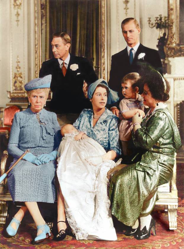 engl. Königsfamilie / Foto 21.10.1950