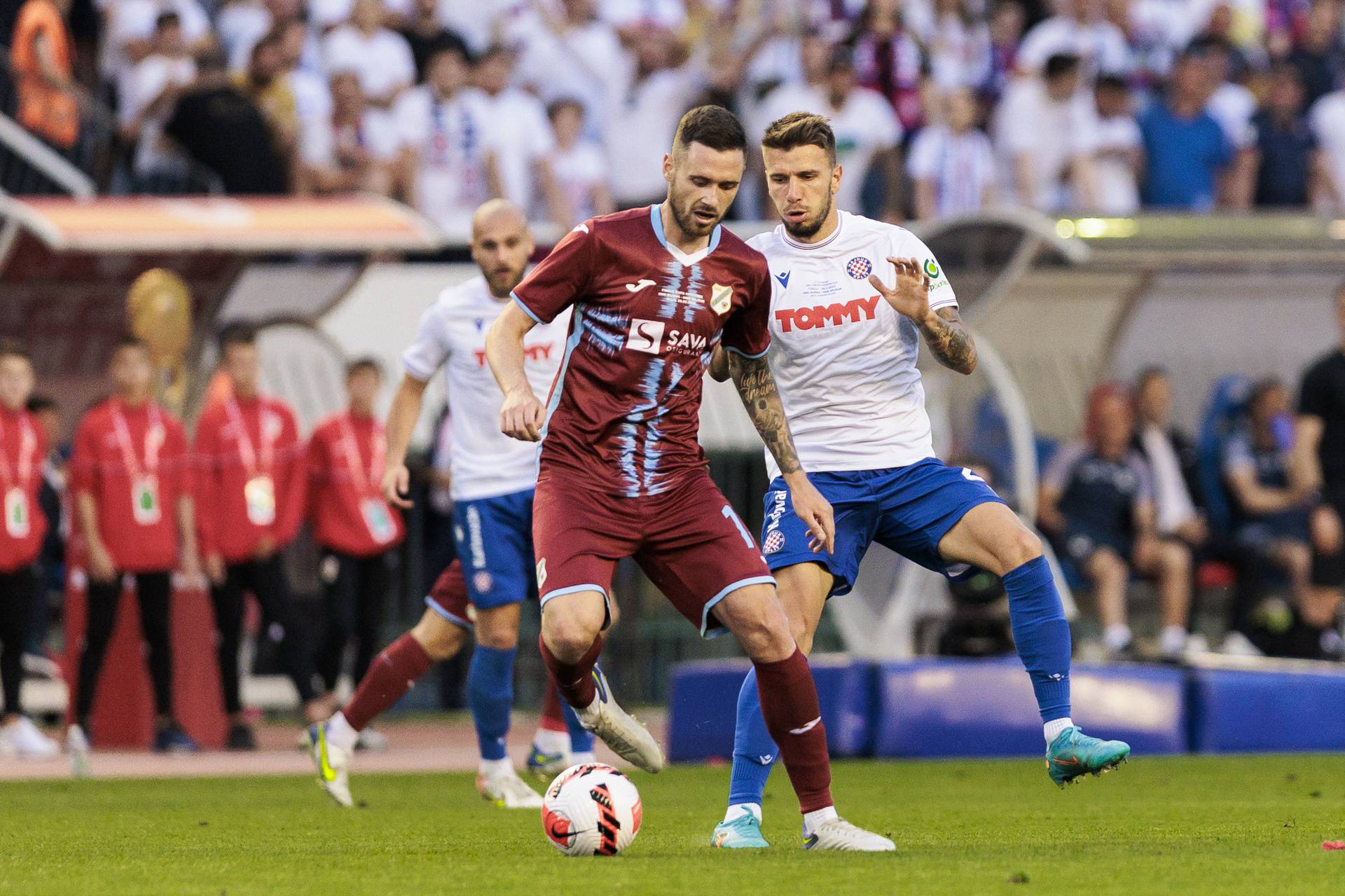 Split: Stadion Poljud,  Finale Hrvatskog nogometnog kupa HNK Hajduk - HNK Rijeka