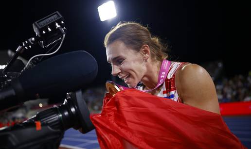 EMOCIJE &Scaron;AMPIONKE Evo kako je Sara Kolak proslavila zlato