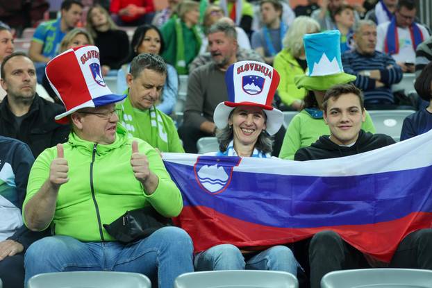 Zagreb: Atmosfera prije utakmice - IHF Svjetsko rukometno prvenstvo 2025., skupina G, 3. kolo, Slovenija - Island