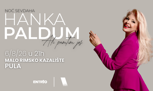 Hanka Paldum donosi &ccaron;aroliju sevdaha u centar Pule