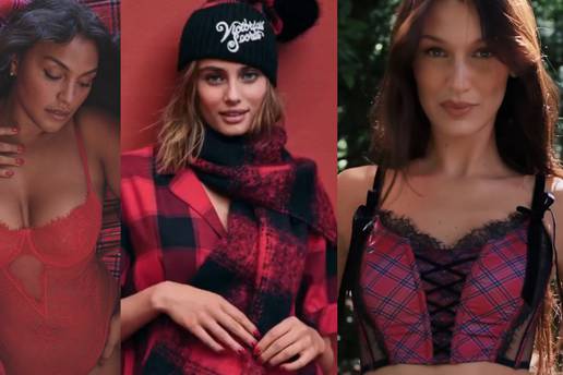 Božićno donje rublje: Victoria's Secret donosi karirani prosinac