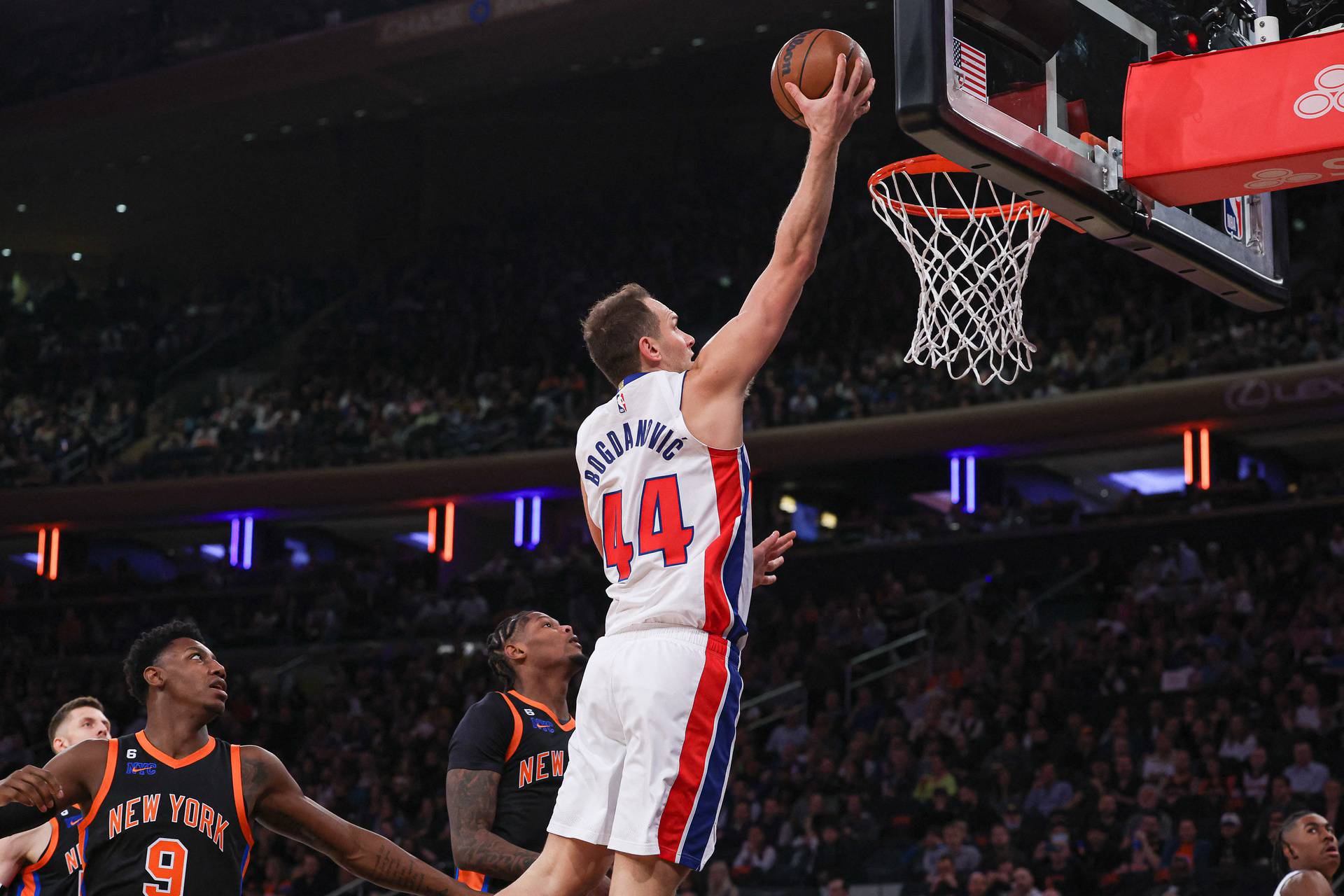 NBA: Detroit Pistons at New York Knicks