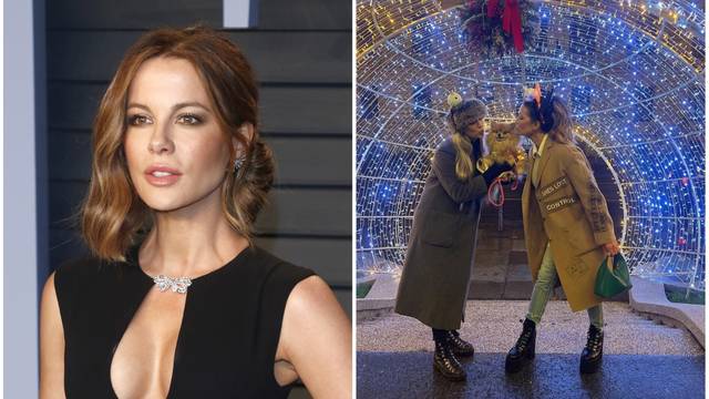 Kate Beckinsale pokazala kako gušta na Adventu: Svu pažnju 'ukrao' joj je čupavi mezimac