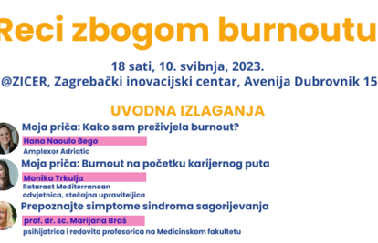 Konferencija "Reci zbogom burnoutu" na Velesajmu