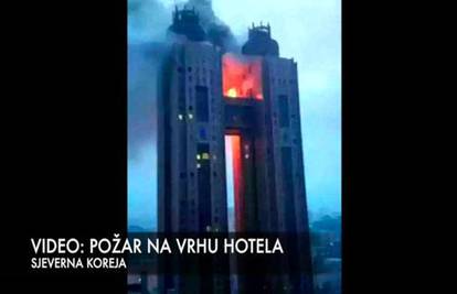 Požar zahvatio vrh najstarijeg i elitnog hotela u centru grada