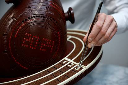 A French chocolatier creates Olympics-themed Easter eggs