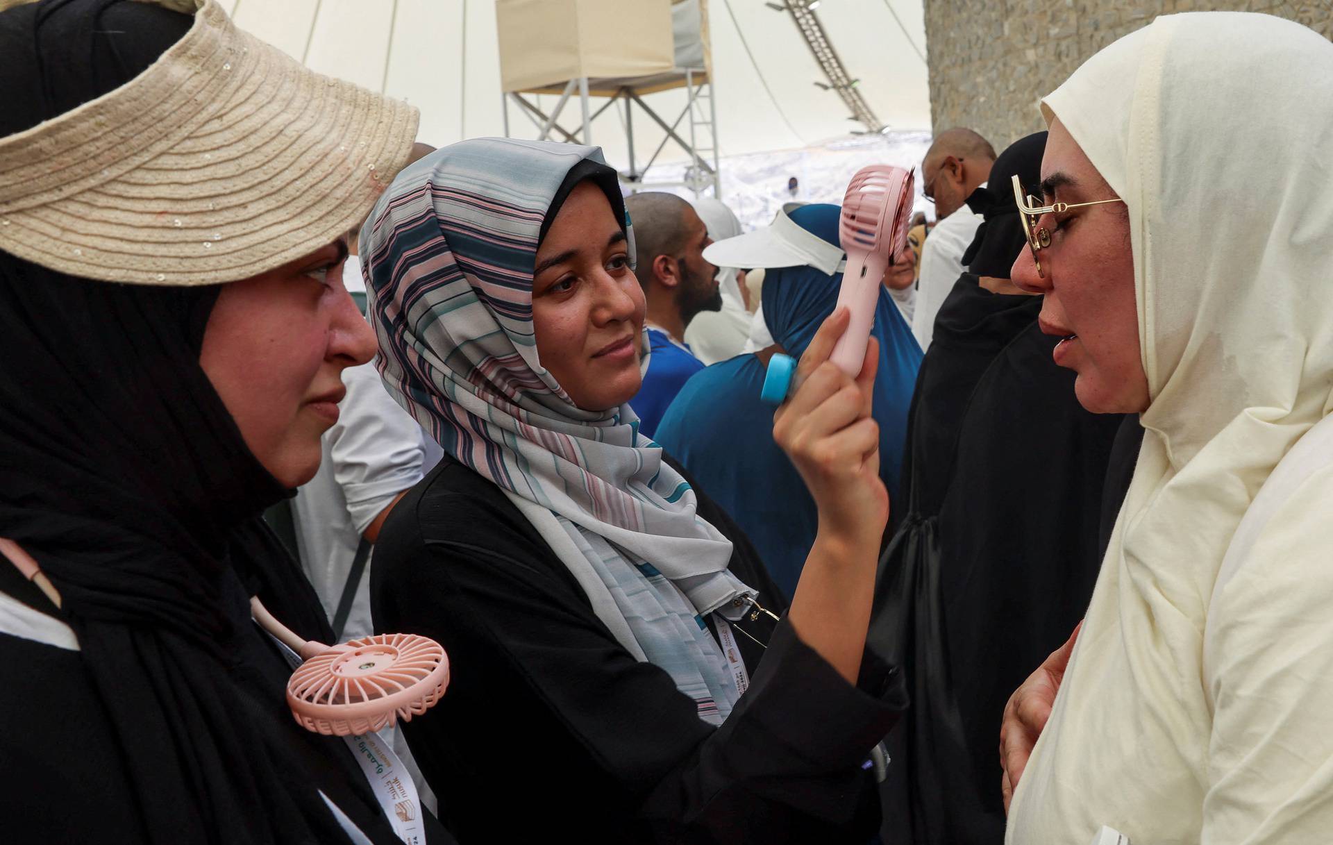 Annual haj pilgrimage in Mina