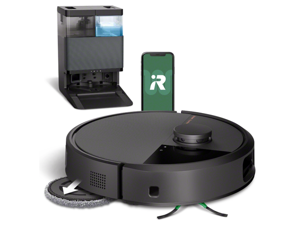 Roomba® Plus 505 Combo Robot + Baza AutoWash™ Black