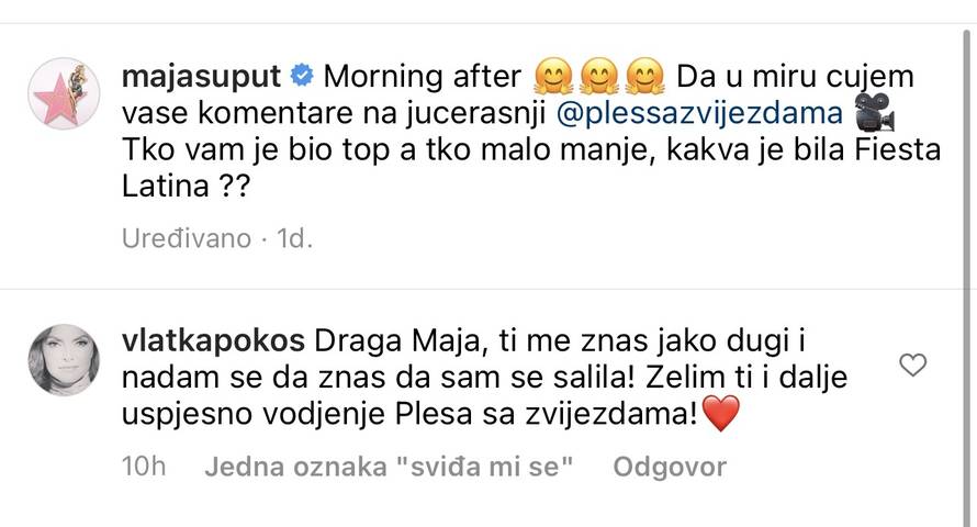 Vlatka se opravdavala Šuputici: 'Znaš me jako dugo i nadam se da shvaćaš da sam se šalila...'