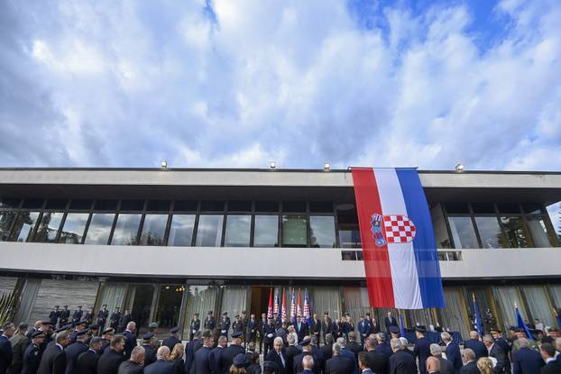 Zagreb: Svečani prijem povodom Dana policije u Predsjedničkim dvorima