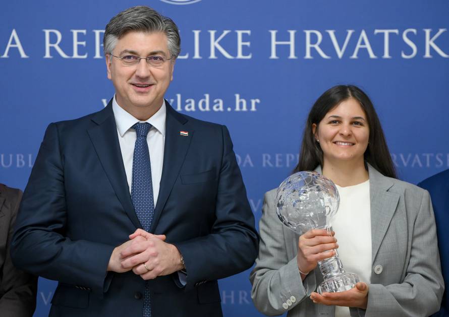 Plenković ugostio Zrinku Ljutić i članove Hrvatskog skijaškog saveza: 'Fascinantan uspjeh!'