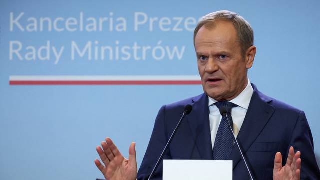 FILE PHOTO: Danish Prime Minister Frederiksen meets with Polish Prime Minister Tusk in Warsaw