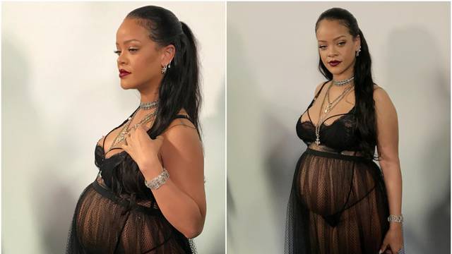 Trudna Rihanna stigla na reviju u Parizu samo u donjem rublju