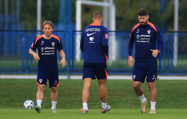 Zagreb: Trening nogometnih reprezentativaca uoči utakmice sa Škotskom