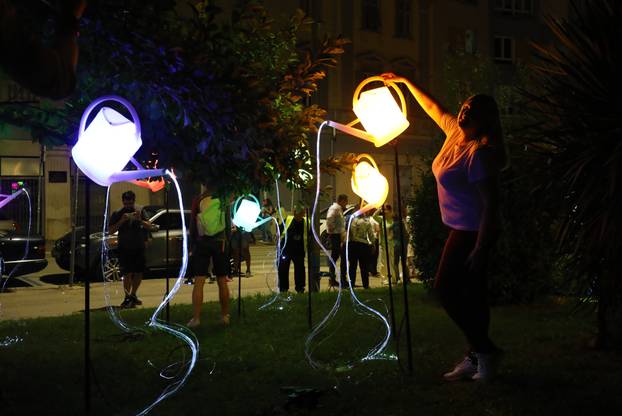 Druga večer Visualie - festivala svjetla u Puli