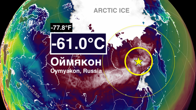 Najhladnije mjesto na Zemlji postalo je još hladnije: Rusi se smrzavaju na rekordnih - 61 °C