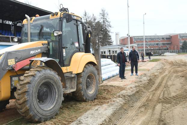 24SATA Bjelovar: Radovi na izgradnji atletskog stadiona