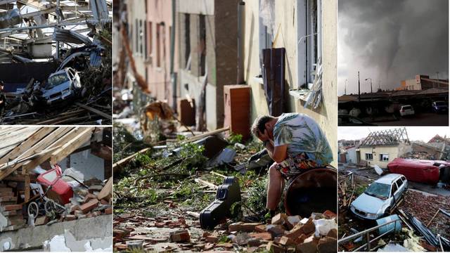 Rušit će desetke kuća, ceste su i dalje paralizirane, a u tornadu poginula i trudnica iz Slovačke