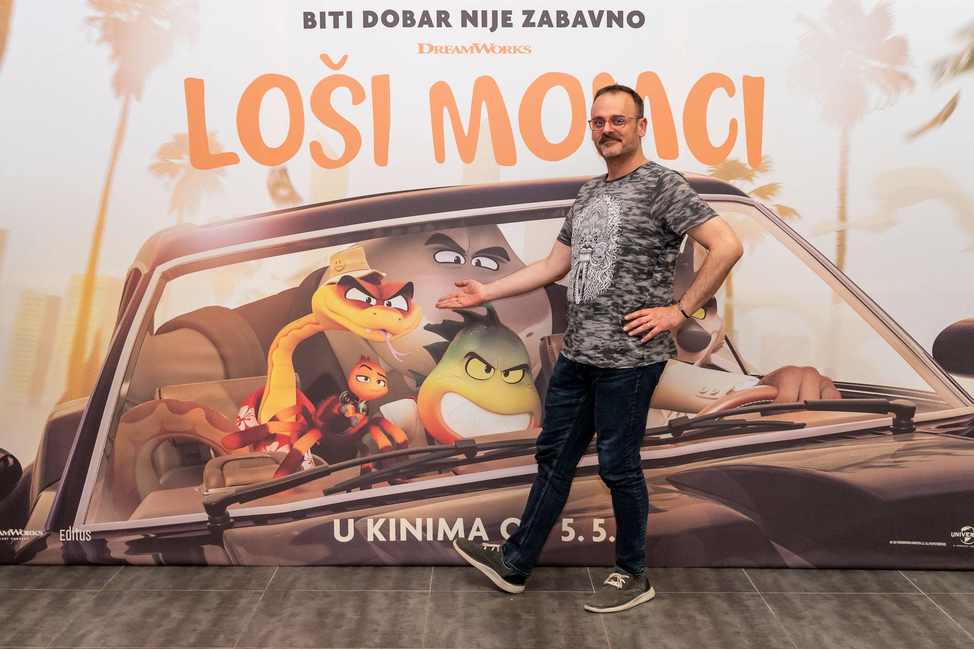 Loši momci se okupili na premijeri animiranog filma