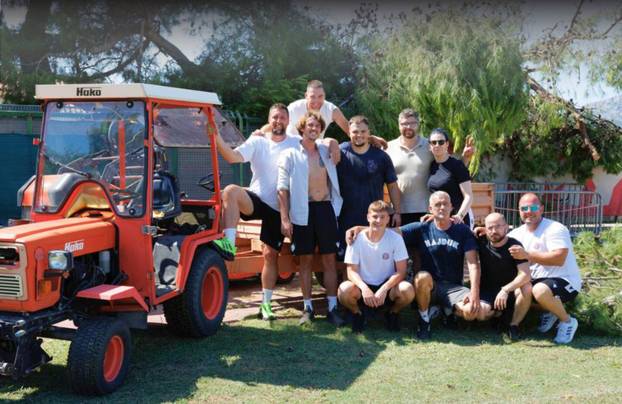 FOTO Transformacija Poljuda: Oluja uništila pomoćne terene, zaposlenici i vatrogasci uskočili