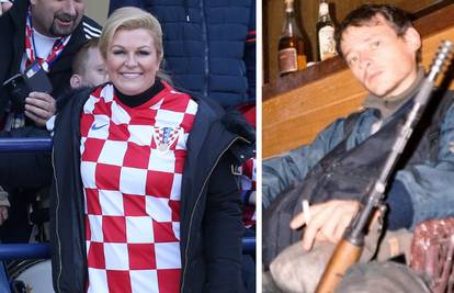 Kolinda na utakmici s obitelji vukovarskog heroja Nicoliera