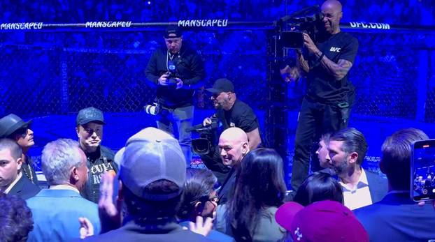 Trump attends UFC 309 in New York City