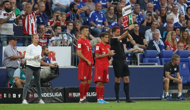 firo: 24.08.2019, football, 1.Bundesliga, season 2019/2020, FC Schalke 04 - FC Bayern Munich