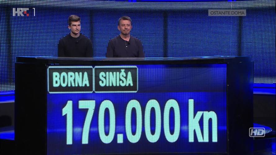 Dečki kući odnijeli 170 tisuća kuna, Krešo nije bio u formi...